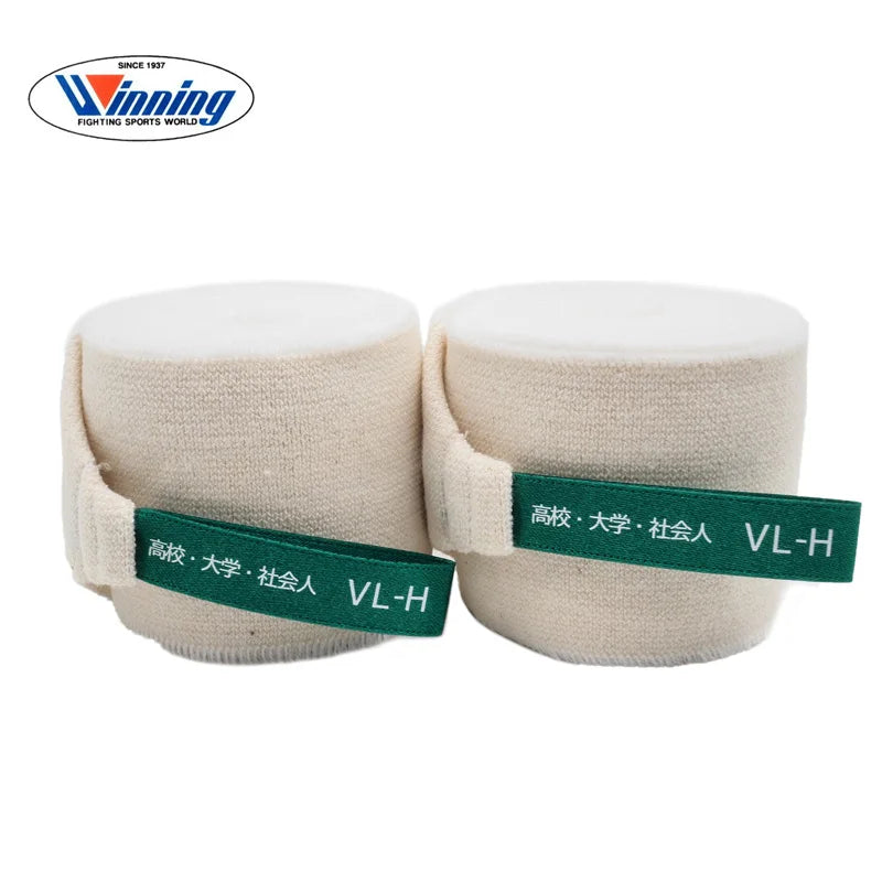 Authentic White Winning Boxing Hand Wraps VL-H GREEN TAG